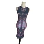 Revolve  Thatcher Collection Stained Glass Print Bodycon Minimalist Dress NWOT Photo 7