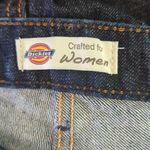 Dickies Crafted For Women Relaxed Fit Dark Wash Structured Jeans Size 2 Workwear Photo 9