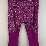 Lululemon Paradise Camo Multi Regal Plum Real Quick Crop Athletic Leggings Photo 8