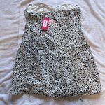 Beginning Boutique Penny Lane Black Floral Mini Dress Photo 3