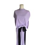 Helsa  - NWT Constantina Jersey Dress With Bow in Amethyst Sz XL Photo 5