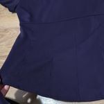 Women’s blue/purple short sleeved button up size medium Blue Photo 7
