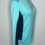 PINK - Victoria's Secret PINK VICTORIA’S SECRET Pink Ultimate Mint Blue Green Half Zip Pullover Small Photo 5