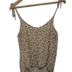 Abercrombie & Fitch Women's Yellow Floral Spaghetti Strap Tank Top Size Medium M Photo 1