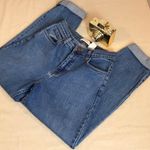 Vintage Vibrant m.i.u mom jeans size 5 (W26) Blue Photo 0