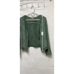 Gianni Bini DFG) Gianni‎ Bini Womens size XS Hunter Green jacket blazer Dillard's Faux Suede Photo 9