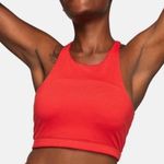 Outdoor Voices  Red High Neck Sports Bra Photo 6