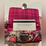 Vera Bradley Wallet Quick Swipe ID in Pattern Paisley Meets Plaid Key Ring NWT Photo 6