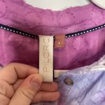 Pilcro and the Letterpress Anthropologie  Pink Purple Tie Dye Button Down Size S Photo 4