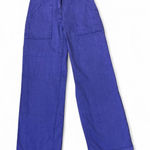 Wilfred Aritzia Free Purple Modern Utility Pants Jeans High Rise Straight Leg 6 Photo 0