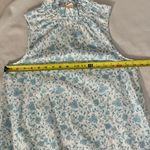 Tyler Boe Poppy Slvls Bottom Ruffle Toile Dress In Multi Blue Photo 7