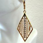 Joan Rivers  Gold-Tone Rhinestone Dangle Earrings Photo 2