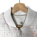 NEW BLANKNYC Women’s Luxury Clothing Bomber Jacket Size S White Photo 2