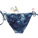 Desigual Eloise Multicolored Sequin Side Tie Pink Tassels Bikini Swim Bottom - L Photo 2