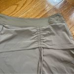 Athleta Wherever Ruched Golf Layered Active wear Skort Skirt beige tan Sz 12 Photo 4