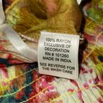 True Destinations Women’s Size S Multi Color Burst Tie Dye Super Wide Le… Yellow Photo 4