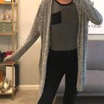 Divided Grey Thin Cardigan Photo 0