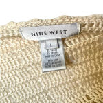 Nine West Vintage *Rare* Linen Blend Crochet Cardigan Sweater Photo 1