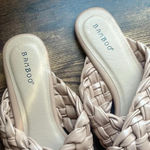 Bamboo  Beige Tan Braided Sandals size 8 Photo 4