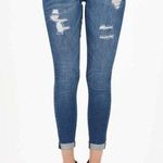 KanCan mid rise skinny distressed medium wash blue ankle jeans, size 7/27 EUC Photo 0