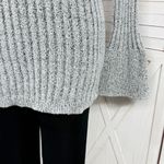 INC International Concepts Bell Sleeve Mock Neck Tunic Sweater Grey Fleck XL Gray Photo 7