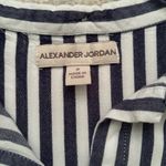 Alexander Jordan Short Sleeve Blouse Size S Blue Photo 12