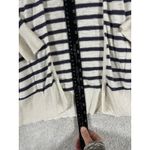 Madewell White Striped Open Cardigan Sweater Sz Xs - Women’s Very Light Weight Photo 2