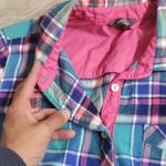 Women's Cut Plaid Flannel | Eddie Bauer Blue And Pink Flannel Shirt Photo 8