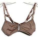 Forever 21 Charlotte Russe Bralette M Wireless Sexy Straps Metallic Glam Date Night Y2K Photo 1
