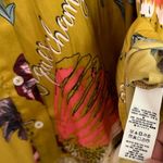 Free People  Silky Nights Oversized Button Down Shirt size XS Bohemian Hippie Photo 6