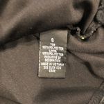 Iz Byer  Small Black Floral Blouse Lace on Bottom Photo 6