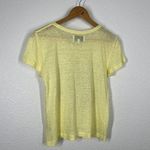 Current/Elliott Current Elliott The Clean Cut Tee 1 Small Yellow Photo 4