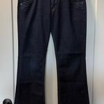 Hudson Jeans  Low Rise Dark Wash Bootcut Jeans Stretchy Y2K‎ Flap Pockets 30x32 Photo 0
