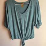 Wrangler Women’s  Tiffany Blue Top Size Medium Photo 0