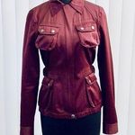DKNY  JEANS burgundy jacket. EUC Photo 0