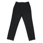 Veronica Beard Black Slim Ankle Pants – Size 6 Flat Front with Silver Buttons Photo 2