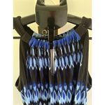 Apt. 9  Women's Blue Black‎ Design Halter Top above knee Dress  size medium Photo 3
