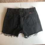 Rustler BLACK DENIM  CUT OFF SHORTS HIGH WAISTED THICK Photo 3