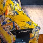 Club Monaco  Yellow and Blue Floral Jumpsuit Photo 6