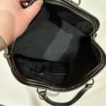 Coach  Nolita Gunmetal Leather Metallic Satchel Shoulder Bag‎ Photo 8