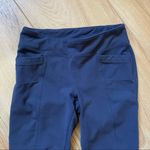 Athleta blue workout athletic Leggings front and back pockets size XS Photo 1