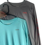 Cabela's  Size Small Blue Gray Long Sleeve‎ Performance Tops Set of 2 Photo 0