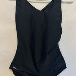 Speedo  One Piece Black Swimsuit‎ Size 8 Photo 0