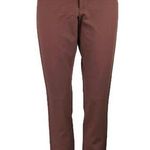 The Reset Women's Brown High Rise Skinny Straight Trousers Dress Pants Size M Size M Photo 0