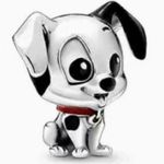 S925 Sterling Silver Dalmatian Puppy Charm Bracelet Photo 0