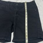 Black Jean Shorts with Classic Design Size 9 Photo 3