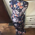 Peach Love California Peace love California S knit floral twist waist maxi dress Photo 3