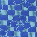 BERLOOK Blue Plaid Jacquard Underwire Bikini Top ONLY 49 Size L Photo 4