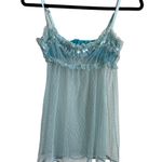 Victoria's Secret 36B Fairy Light Blue Y2K Sexy BabyDoll Mini Nightie Lingerie Photo 0