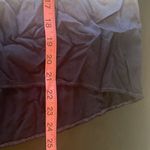 Double Zero  dip dyed embroidered neckline high low hem small short sleeve blouse Photo 5